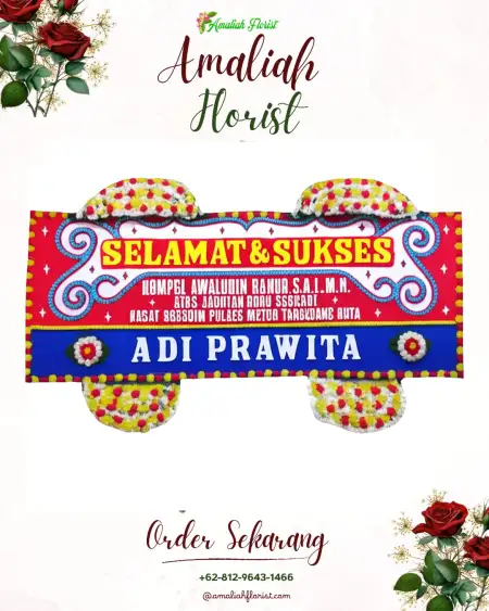 Papan Bunga Ucapan Selamat Lolomatua
